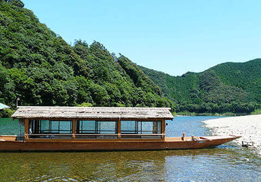 屋形船 四万十の碧